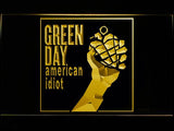 Green Day American Idiot LED Neon Sign USB - Yellow - TheLedHeroes