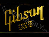 Gibson USA LED Sign - Yellow - TheLedHeroes