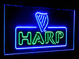 Harp Beer Dual Color LED Sign - Normal Size (12x8.5in) - TheLedHeroes