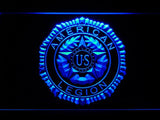 American Legion LED Neon Sign Electrical - Blue - TheLedHeroes