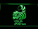 FREE Disney Cheshire Cat Alice in Wonderland (2) LED Sign - Green - TheLedHeroes