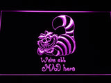 FREE Disney Cheshire Cat Alice in Wonderland (2) LED Sign - Purple - TheLedHeroes