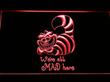 FREE Disney Cheshire Cat Alice in Wonderland (2) LED Sign - Red - TheLedHeroes