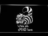 FREE Disney Cheshire Cat Alice in Wonderland (2) LED Sign - White - TheLedHeroes