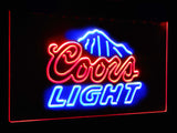 Coors Light Mountain Dual Color LED Sign - Normal Size (12x8.5in) - TheLedHeroes