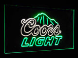Coors Light Mountain Dual Color LED Sign - Normal Size (12x8.5in) - TheLedHeroes