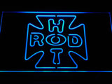 FREE Hot Rod Garage (2) LED Sign - Blue - TheLedHeroes