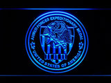 Armed Forces Expeditionary Medal LED Neon Sign Electrical - Blue - TheLedHeroes