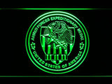 Armed Forces Expeditionary Medal LED Neon Sign USB - Green - TheLedHeroes