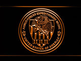 Armed Forces Expeditionary Medal LED Neon Sign Electrical - Orange - TheLedHeroes