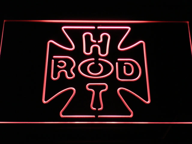 FREE Hot Rod Garage (2) LED Sign - Red - TheLedHeroes