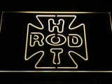 Hot Rod Garage (2) LED Neon Sign Electrical - Yellow - TheLedHeroes