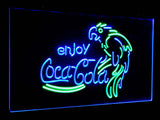 Coca Cola Toucan Dual Color LED Sign - Normal Size (12x8.5in) - TheLedHeroes