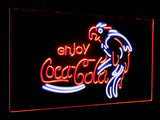 Coca Cola Toucan Dual Color LED Sign - Normal Size (12x8.5in) - TheLedHeroes
