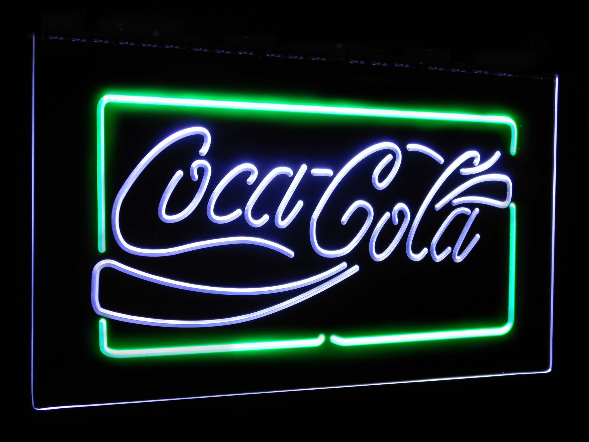 Coca Cola Dual Color LED Sign Normal Size (12x8.5in) / White-Red | The ...