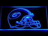 Green Bay Packers Helmet LED Neon Sign Electrical - Blue - TheLedHeroes