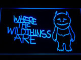 Where the Wild Things Are LED Neon Sign USB - Blue - TheLedHeroes