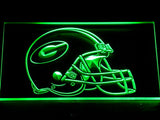 Green Bay Packers Helmet LED Sign - Green - TheLedHeroes