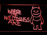 Where the Wild Things Are LED Neon Sign USB - Red - TheLedHeroes