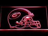 Green Bay Packers Helmet LED Sign - Red - TheLedHeroes