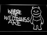 Where the Wild Things Are LED Neon Sign USB - White - TheLedHeroes