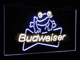 Budweiser Frog Dual Color LED Sign - Normal Size (12x8.5in) - TheLedHeroes