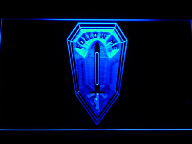 U.S. Army Infantry Follow Me LED Neon Sign USB - Blue - TheLedHeroes