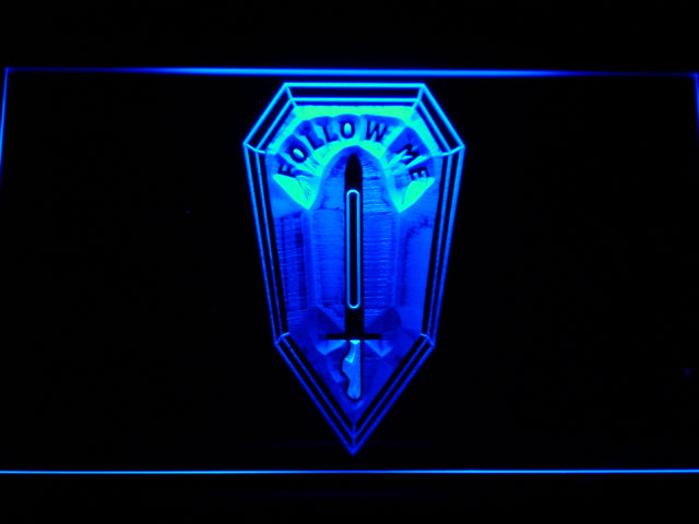 FREE U.S. Army Infantry Follow Me LED Sign - Blue - TheLedHeroes