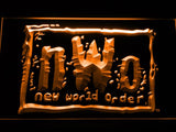 New World Order (professional wrestling) LED Neon Sign Electrical - Orange - TheLedHeroes