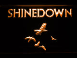 Shinedown (3) LED Neon Sign USB - Orange - TheLedHeroes