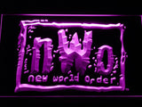New World Order (professional wrestling) LED Neon Sign Electrical - Purple - TheLedHeroes