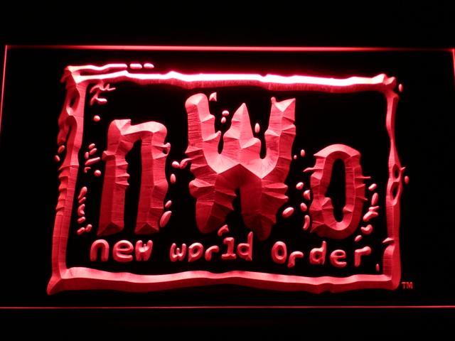 New World Order (professional wrestling) LED Neon Sign Electrical - Red - TheLedHeroes