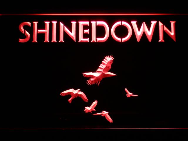 Shinedown (3) LED Neon Sign USB - Red - TheLedHeroes