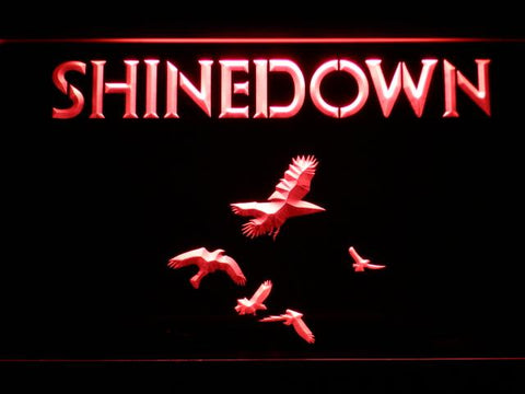 Shinedown (3) LED Neon Sign USB - Red - TheLedHeroes