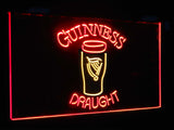 Guinness Draught Ale Dual Color LED Sign - Normal Size (12x8.5in) - TheLedHeroes