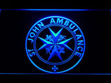St John Ambulance LED Neon Sign USB - Blue - TheLedHeroes