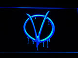 FREE V for Vendetta LED Sign - Blue - TheLedHeroes