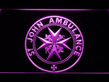 St John Ambulance LED Neon Sign Electrical - Purple - TheLedHeroes