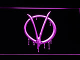 FREE V for Vendetta LED Sign - Purple - TheLedHeroes