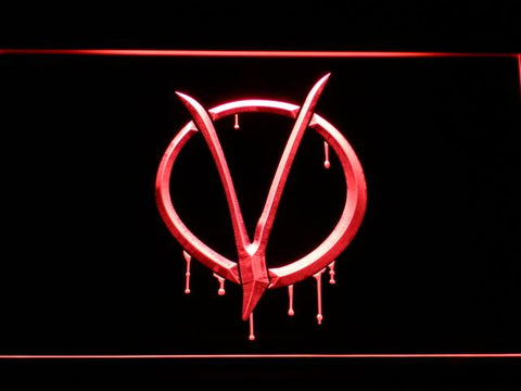 V for Vendetta LED Neon Sign USB - Red - TheLedHeroes