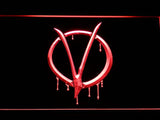 V for Vendetta LED Neon Sign Electrical - Red - TheLedHeroes