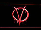 FREE V for Vendetta LED Sign - Red - TheLedHeroes