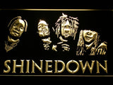 Shinedown (2) LED Neon Sign USB - Yellow - TheLedHeroes