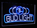 Bud Light Pool Dual Color LED Sign - Normal Size (12x8.5in) - TheLedHeroes