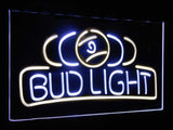 Bud Light Pool Dual Color LED Sign - Normal Size (12x8.5in) - TheLedHeroes