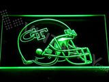 Georgia Tech Yellow Jackets LED Neon Sign Electrical - Green - TheLedHeroes