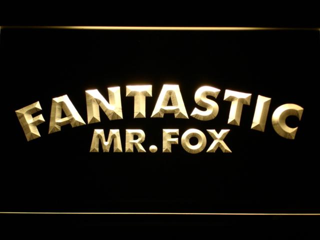 Fantastic Mr. Fox LED Neon Sign USB - Yellow - TheLedHeroes