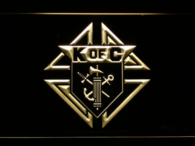 FREE Knights of Columbus LED Sign - Yellow - TheLedHeroes