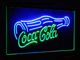 Coca Cola Bottle Drink Dual Color LED Sign - Normal Size (12x8.5in) - TheLedHeroes