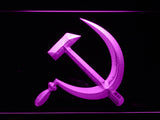 FREE Hammer and Sickle  LED Sign - Purple - TheLedHeroes